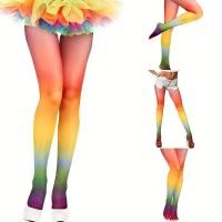 ราคา Sheer Tights กางเกงในโปร่งแสงลายระยิบระยับ สีเรนโบว์สำหรับผู้หญิง (57851514148)