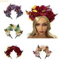 ราคา ที่คาดผมผีเสื้อ realism สูง พร้อมมงกุฎดอกไม้ สำหรับคอสเพลย์นางฟ้า (45751539092)