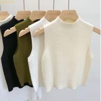 ราคา เสื้อกั๊กผ้าถักเนื้อดี สไตล์แขนกุด พื้นฐาน สีทึบ เหมาะสำหรับสวมในวันหนาวหรือเป็นเสื้อกันหนาว (44176469790)