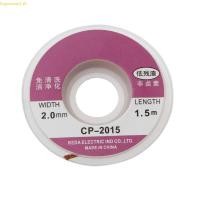 ราคา ที่ดีที่สุด 5ft 2 0 มม Desoldering Braid Solder Remover ทองแดง Wick Spool ลวด 1 5 M (44465989052)