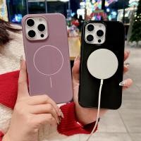ราคา หรูหราซิลิโคนอ่อนนุ่มเคลือบเงากรณีโทรศัพท์แม่เหล็กสำหรับ iPhone 16 PRO MAX SE4 15 14 13 12 11 Pro Max PLUS ไร้สายชาร์จคุ้มครองเต็มรูปแบบกันกระแทกปกหลัง (29721860232)