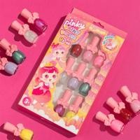 ราคา Pinky Cosmetic Pinky Paint ชุดยาทาเล็บสูตรน้ําสําหรับเด็ก 8 สี ทําเล็บมือสําหรับเด็กแบบลอกออก สูตรสูตรน้ําที่ปลอดภัย ผลิตในเกาหลี (26993632972)