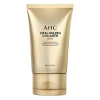 ราคา AHC Vital Golden Collagen Cream 50g โกลด์ แอนด์ คอลลาเจน อีลาสติก เฟิร์มมิ่ง ครีม ครีมบํารุงผิวหน้าต่อต้านริ้วรอยและให้ความชุ่มชื้น เรเดียนท์ โกลว์ แอนด์ ไฮเดรชั่น สกินแคร์ต่อต้านวัยสําหรับผิวแห้ง S (