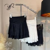 ราคา กระโปรงกางเกงแต่งระบายลูกไม้ LB (27816962659)