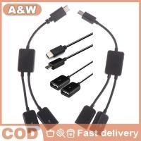 ราคา Null Micro USB Type C ถึง 2 OTG Dual Port HUB สาย Y Splitter สําหรับแท็บเล็ต PC Android อะแดปเตอร์แปลง null (54900662690)