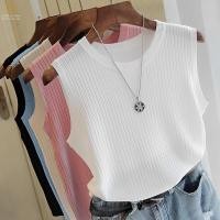 ราคา เสื้อกั๊กถักลาย O คอแขนสั้น แฟชั่นฤดูร้อน สไตล์ลำลองสำหรับผู้หญิง (58150302131)