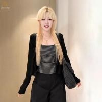 ราคา สเวตเตอร์แขนยาวสไตล์เกาหลีคอกลมสำหรับผู้หญิง ดีไซน์เรียบหรู (44425879838)