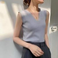 ราคา เสื้อกั๊กแขนกุดสไตล์เกาหลีSlim สำหรับผู้หญิง (45700326949)