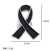ราคา เข็มกลัดริบบิ้นไว้อาลัย เข็มกลัดสีดำติดเสื้อ ริบบิ้นดำสำหรับติดเสื้อ ส่งไว (51150845955)