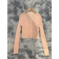 ราคา E006 เสื้อไหมพรมคาดิแกน สีชมพูพีช โอรส (40071055907)