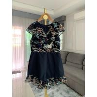 ราคา Love is งานป้ายงานปักผีเสื้อสีกรมท่า ไซส์ M มือหนึ่งป้ายห้อย C392 (26670850712)