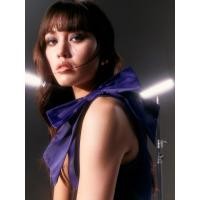 ราคา Pomelo เสื้อเปิดไหล่ดีเทลผูกโบว์ สีกรมเข้ม Used Size S C396 (25242150084)