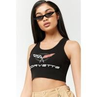 ราคา Forever 21 Women s Corvette Graphic Crop Top Size M 23 05 (8197610315)