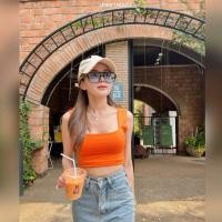 ราคา E073 SpinnyHouse เสื้อครอปคอเหลี่ยม รุ่นมีฟองน้ำ เสื้อคอเหลี่ยม เสื้อกล้ามครอป สวยสุดแซ่บก็สุดๆ ครอป Bra (28992647207)