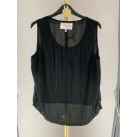ราคา ล227 Florentine Mede in Canada เสื้อสีดำปักปล้อง อกหน้าผ้า39 ความยาว23 (28812197540)