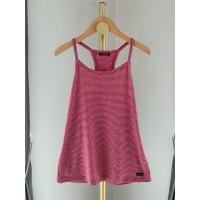 ราคา Haas เสื้อสายเดี่ยวสีบานเย็นลายทางสลับเทา ไซส์ S D047 (28414193472)