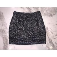 ราคา Used Tobi Sparkly Black Sequin Mini Skirt XS S กระโปรงปักเลื่อม SQ63 (25001076515)