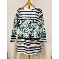 ราคา E169 เดรสโทนสีฟ้าน้ำเงินเขียว แบรนด์ BHC (43665789265)