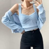 ราคา E138 เสื้อกล้ามไหมพรมสีฟ้าทรงครอป เฉพาะเสื้อตัวใน อกก่อนยืด32ยืดถึง 40 เนื้อผ้ายืดได้เยอะมาก (43018413043)