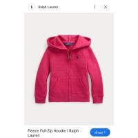 ราคา E023 Ralph Lauren แท้100 KIDS BABY GIRLS SWEATSHIRTS SWEATPANTS Fleece Full Zip Hoodie Girls 3 3T (42460073991)