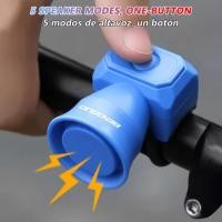 ราคา แตรจักรยานไฟฟ้าพร้อมไฟ LED 5 โหมด เพิ่มความปลอดภัยในการขับขี่สำหรับจักรยานเสือภูเขา (41218818377)