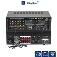 ราคา NAKACHI NK 168 แอมป์ขยายเสียง 300W ขับลำโพง 15 2 ใบ Bluetooth USB FM ครบชุด (43673528892)