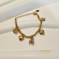 ราคา กำไลรุ่น Callie Stainless ชุบทอง 18 k ไม่ลอกไม่ดำ (52051041496)