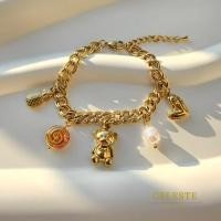 ราคา กำไลรุ่น Sweetbear Stainless ชุบทอง 18 k ไม่ลอกไม่ดำ (46801527335)