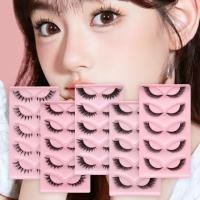 ราคา ขนตาปลอม Cat Eye Fox Eye Wingtail Eyelash Home Reuse Roll แต่งหน้าคริสต์มาส At R8j1 (44751695403)