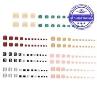 ราคา เล็บปลอมเล็บนิ้วเท้าสีทึบพร้อมกาว สติ๊กเกอร์เล็บปลอม T2 (41518585617)