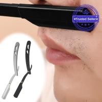 ราคา ผู้ชายมืออาชีพคู่มือเครื่องโกนหนวดขอบตรงสแตนเลสพับมีดโกนเหล็กตัดผม ก6ค6 (42602409132)