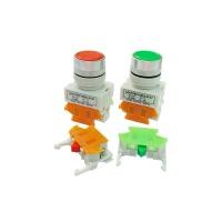 ราคา Push Button Switch LAY7 PBCY090 LAY37 กดติด กดดับ กดติด ปล่อยดับ ราคาต่อ 1ชิ้น ขนาดคอ 22mm 10A มีของพร้อมส่งในไทย (28221715121)