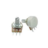 ราคา วอลลุ่ม 41 กิ๊ก B10K B20K 50K 100K แกน17 mm Potentiometer 3 ขากันฝุ่น ราคา 1ชิ้น ตัวต้านทานปรับค่าได้ (26471733938)