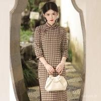 ราคา ชุดราตรีย้อนยุคสำหรับผู้หญิง สไตล์จีน แขนย้อนยุคลายกี่เพ้า สวมใส่ได้ทุกวัน และเหมาะสำหรับงานพิเศษ (49851067101)