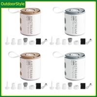 ราคา ปั๊มลมไฟฟ้าพร้อมไฟ LED และที่นอนลมพกพา สำหรับตั้งแคมป์และเตียงลม (52451054809)