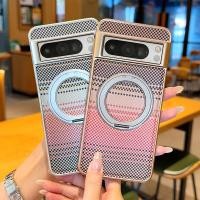 ราคา เหมาะสําหรับเคสโทรศัพท์ Google Pixel10A Google 8Pro เคสแม่เหล็ก GooglePixel9Pro ขายึดหมุนได้ (53100941199)