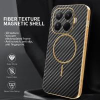 ราคา คาร์บอนไฟเบอร์ชุดแม่เหล็กหนังไฟฟ้าหัตถกรรมชาร์จไร้สายเหมาะสําหรับXiaomi 15T Xiaomi 15TPRO Redmi n Redmi note13Pro Redmi note14 14P Redmi note15 15PRO 15PRO Redmi A5 4G Redmi 15C Redmi A4Pro Xiaomi POC