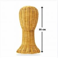ราคา หัวหุ่นหวายแท้ใส่วิกผม หุ่นใส่หมวกผมขนาดความสูงรวม 35 CM หัวหวายใส่หมวกโชว์ทำจากเส้นหวายสวยงามพร้อมส่ง (47501925916)