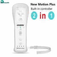 ราคา รีโมตคอนโทรล สําหรับ Wii Built In Motion Plus Wireless Remote Nunchuck Controller สําหรับ Nintendo Wii Wii U Built In Sports Accelerator พร้อมมอเตอร์สั่นสะเทือน (14135825833)