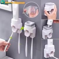 ราคา เครื่องบีบยาสีฟันอัตโนมัติแบบติดผนัง อุปกรณ์ห้องน้ำ ที่บีบยาสีฟัน ที่ใส่แปรงสีฟัน เครื่องใช้ในบ้าน home home (45701105829)