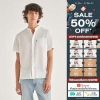 ราคา เสื้อเชิ้ตผู้ชาย Levi s Men s Short Sleeve Banded Collar Shirt (26724741894)