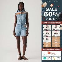 ราคา กางเกงยีนส์ขาสั้น Levi s Women s 501 Original High Rise Mid Thigh Jean Shorts (29634446733)