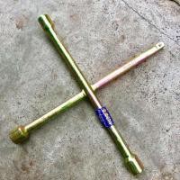 ราคา META กากบาทขันล้อ ประแจขันล้อ ที่ขันล้อรถ ถอดล้อแม็กซ์ได้ ใช่ต่อลูกบล็อกได้ สีทอง งานหนัก (23933364707)