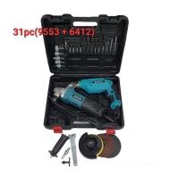 ราคา ชุดกระเป๋า สว่านไฟฟ้า 3 หุน เจีย 4 นิ้ว BONCHI มาพร้อมกระเป๋าเก็บอุปกรณ์พร้อมของแถมตามรูป (4992737789)