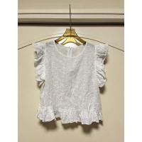 ราคา เสื้อ ลูกไม้ ฉลุ ขนาดฟรีไซน์ สีขาว ซิปหลัง สวย สภาพดี น่ารักๆ อก 40 ความยาว 18 (52151293100)