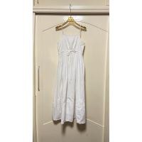 ราคา Zara brand Z Xs เดรสยาว สีขาว ผ้าฝ้าย ซับทั้งตัว แต่งฉลุ งานปัก งานจริงสวยมาก อก34 เอวฟรี สะโพกฟรี ความยาว47 (42267355345)