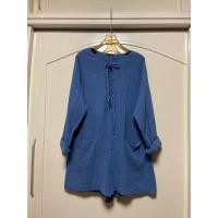 ราคา Zara brand Z L จั๊มกางเกงขาสั้น มีกระเป๋าล้วง ตำหนิ ป้ายไม่สวยนะคะ ไม่มีผลต่อการสวมใส่ อก44 เอวฟรี สะโพกฟรี ความยาว31 (41867498148)