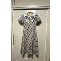 ราคา Chalice Studio Z S เดรสยาว สีครีม ลายจุด คอบัว ปักคอ วินเทจ แขนตุ๊กตา ซิปหลัง งานจริงสวยมาก ป้ายห้อย (40720569806)