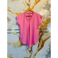 ราคา Jaspal brand Z Xs เสื้อ ทรงเก๋ๆ ปักคอ อะไหล่ แน่น ทุกจุด สวย อก38 ความยาว24 (40567348480)