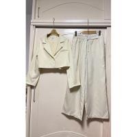 ราคา ATIPA SHOP ขนาดฟรีไซน์ Set เสื้อเบลเซอร์ กางเกงขายาว สีเหลือง สวย เก๋ๆ อกหน้าผ้า 40 เอว 26 30 สะโพก 36 40 (54501835596)